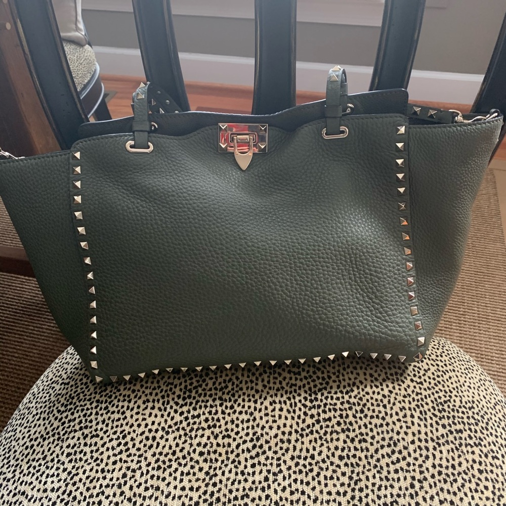 Valentino Rockstud Leather tote
